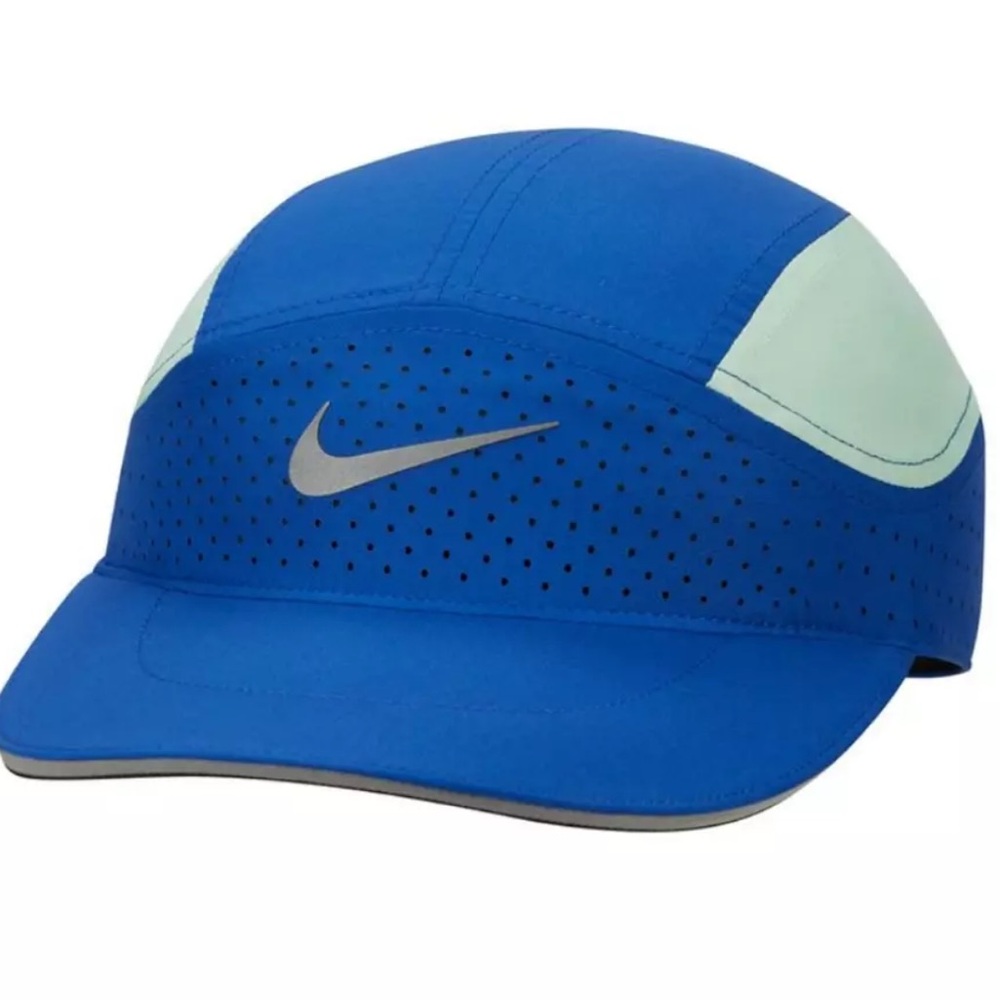 Nike Dri-Fit ADV Aerobill Tailwind Running Cap Hat Blue  Running BV2204 5 Panel